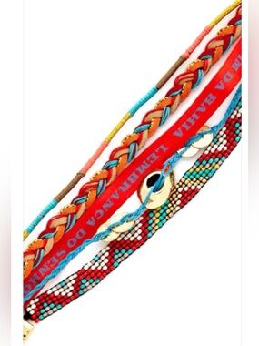 HIPANEMA. ❤️ Colorful Multi-Strand Beaded & Braided Bracelet